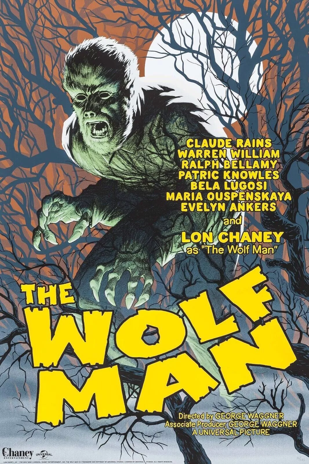 The Wolf Man Movie Poster 11X17
