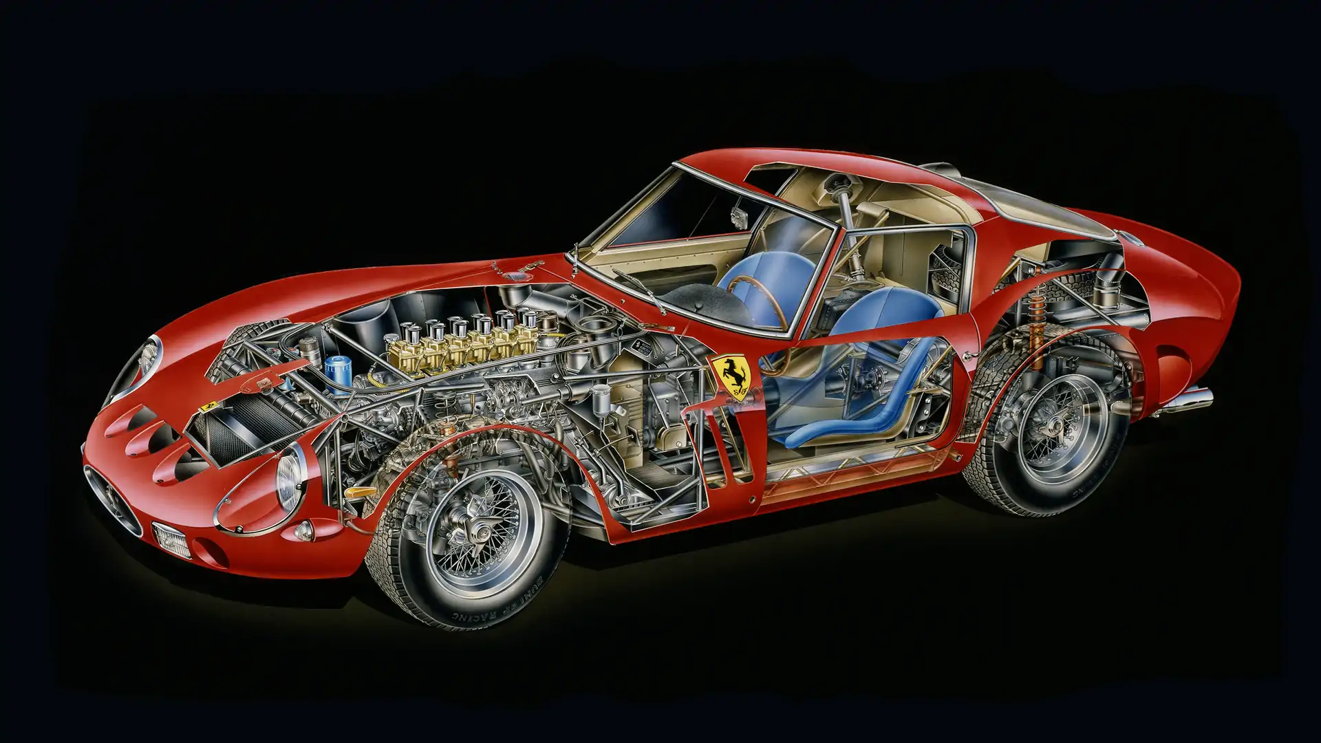 Kimble Cutaway: 1962 Ferrari 250 GTO