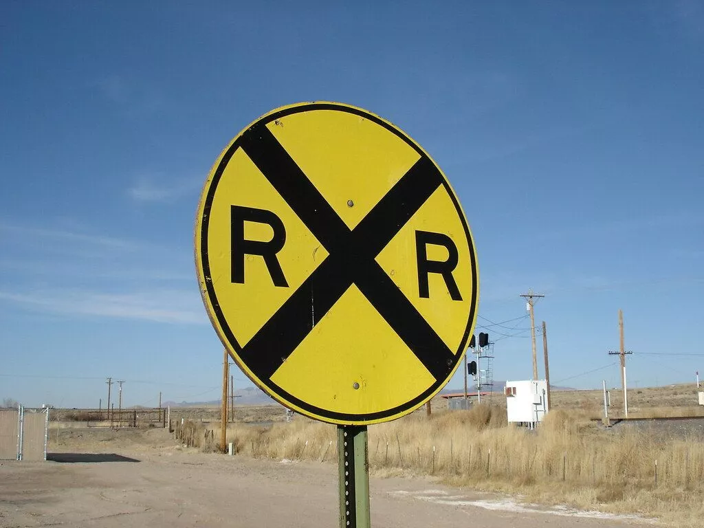 Railroad Crossing. A simple RXR sign