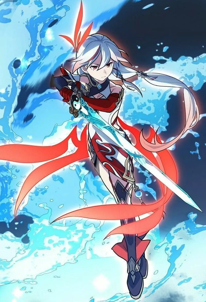 fu hua, honkai impact, sword