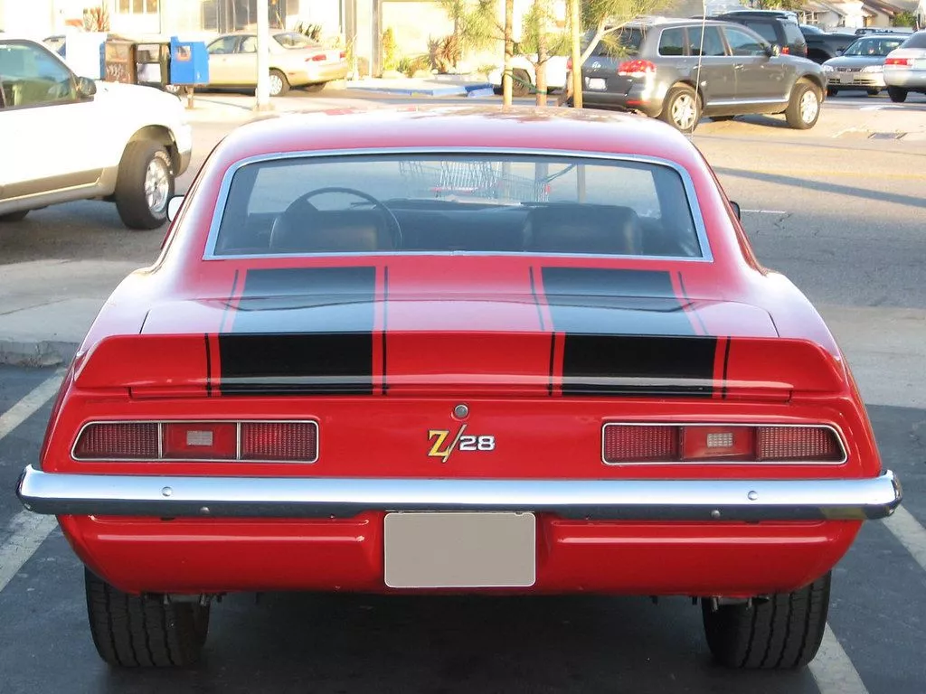 Chevrolet Camaro Z28 rear. A real