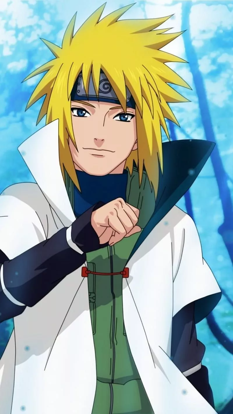 Minato Namikaze, anime, HD phone