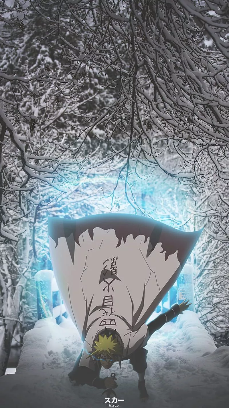 Namikaze Minato, anime, bridge, forest