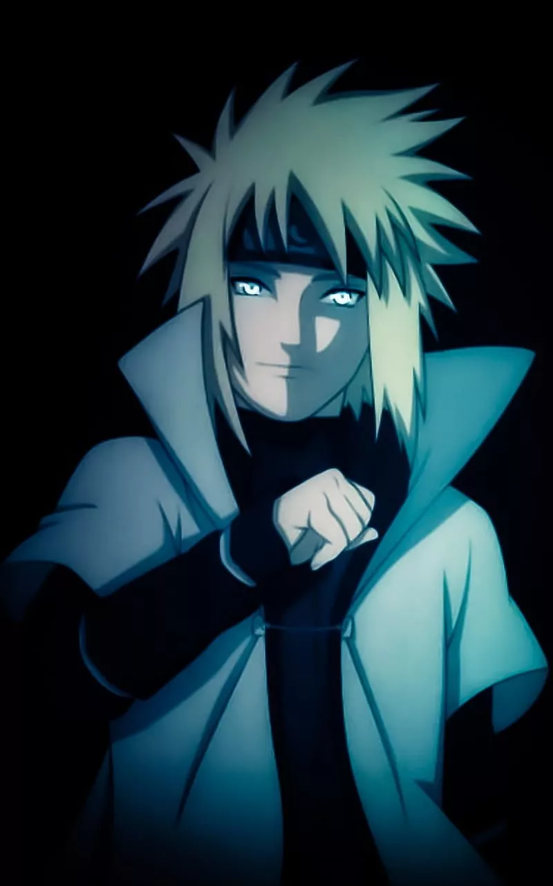 Namikaze minato, eye, art, HD phone