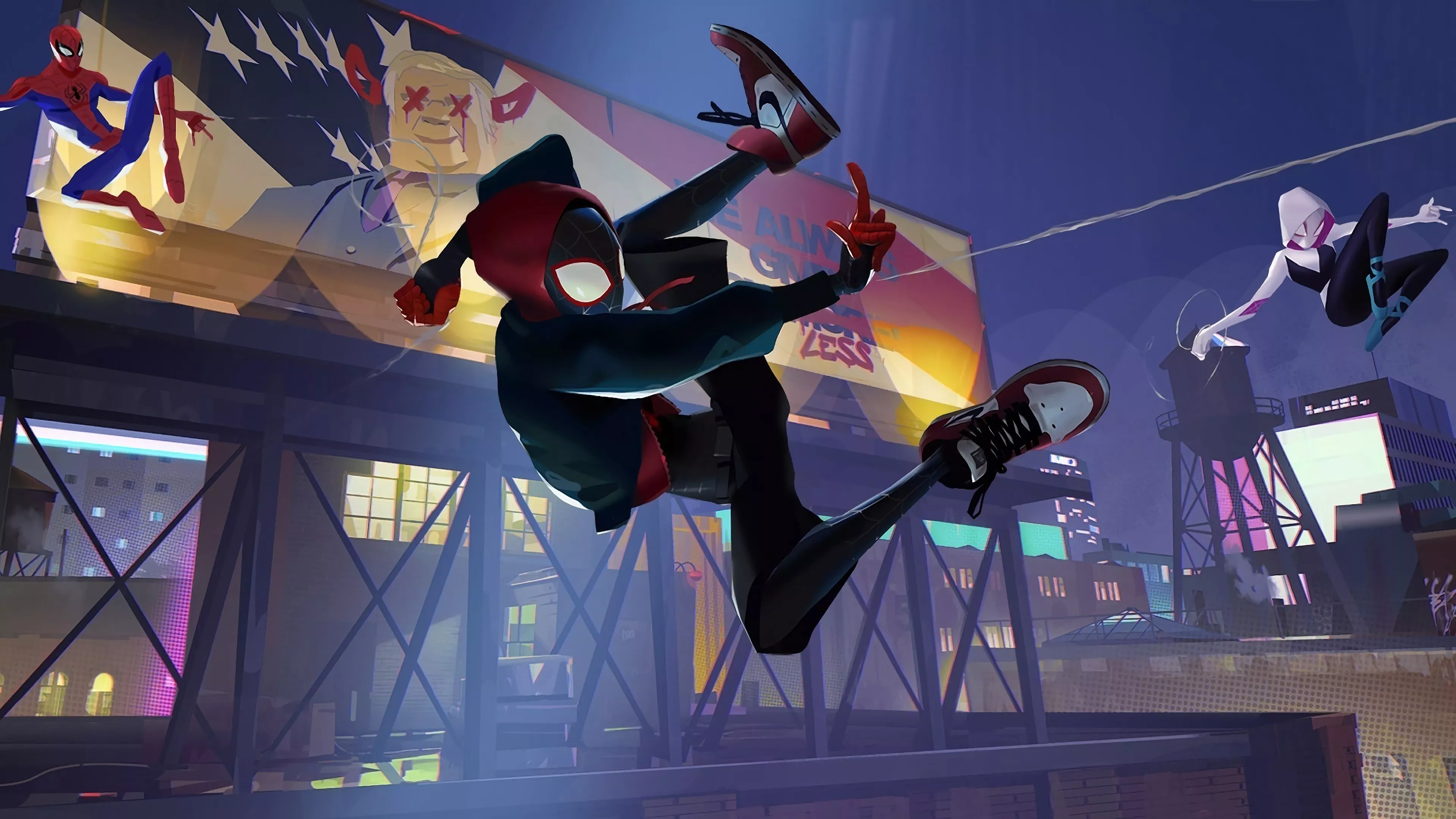 Into The Spider Verse 4k Ultra HD Wallpaper
