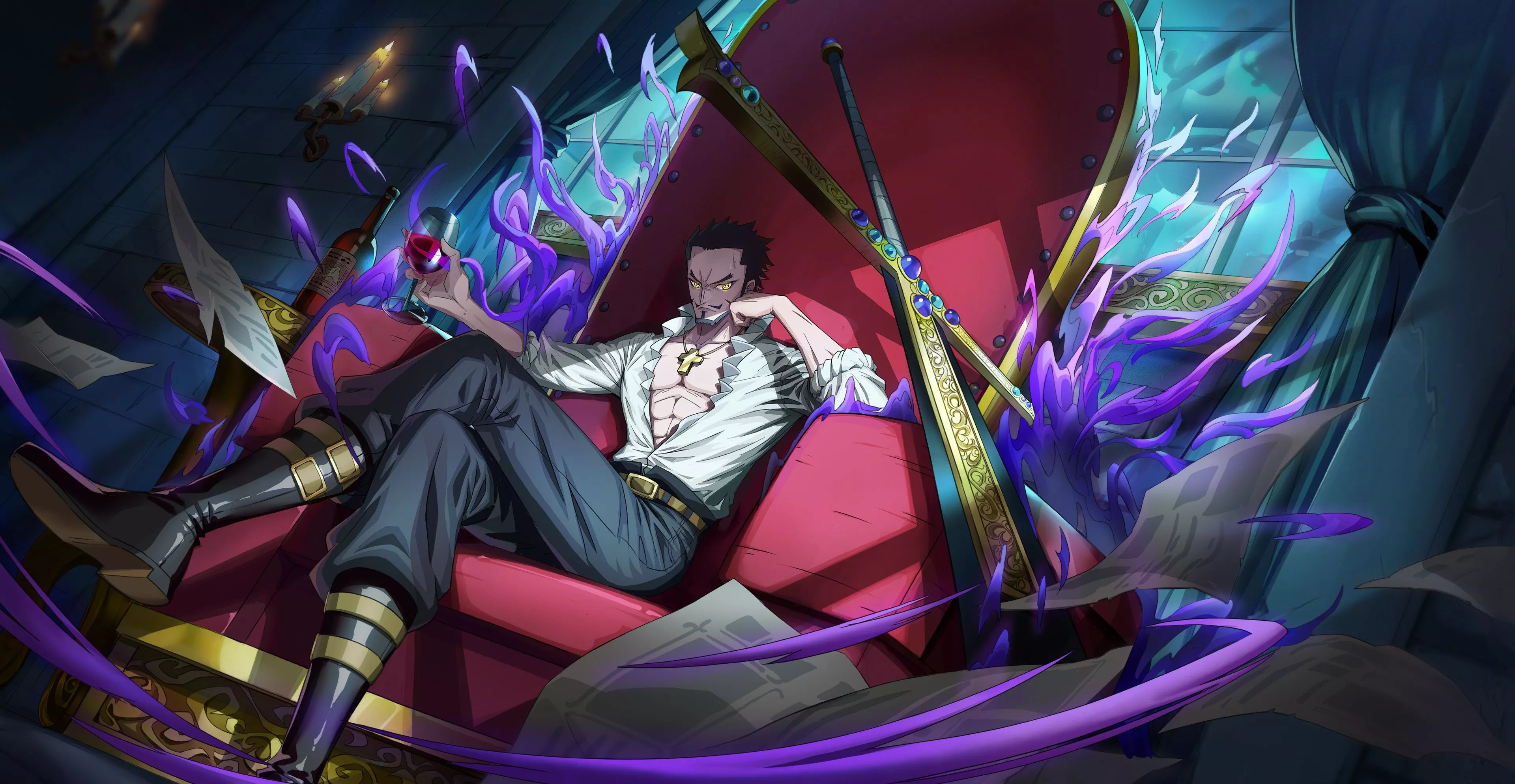 Dracule Mihawk Wallpaper