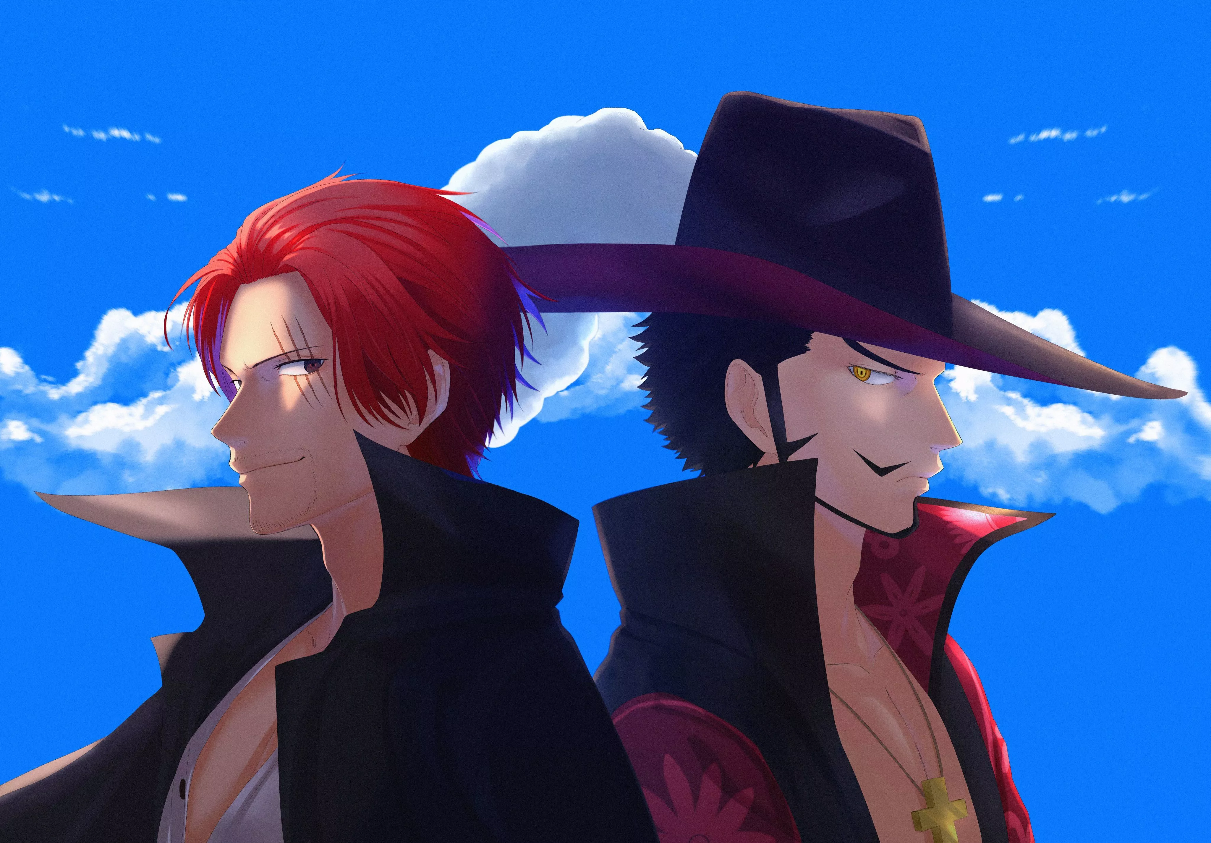 Download Dracule Mihawk Shanks One
