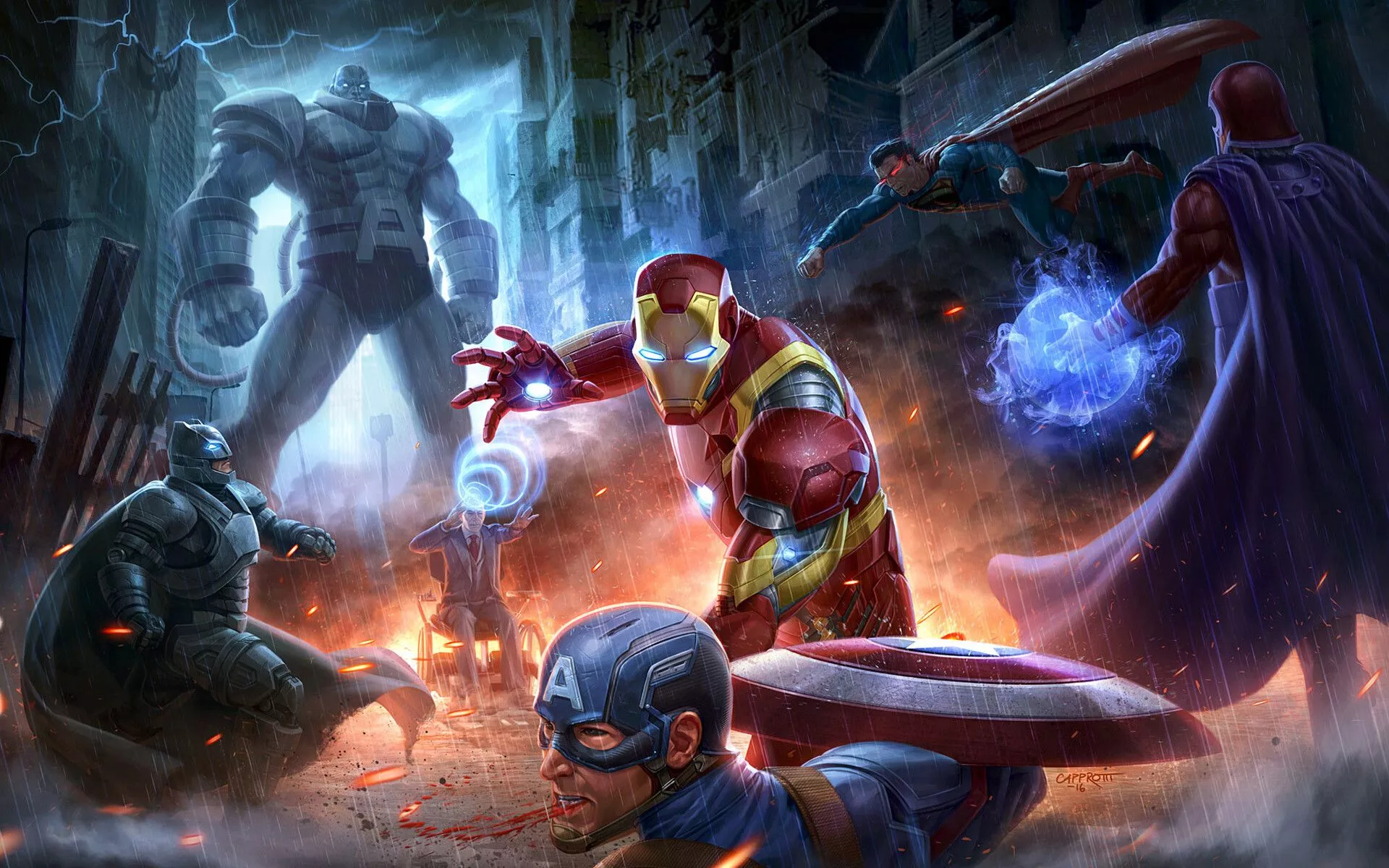 DC vs. Marvel Wallpaper
