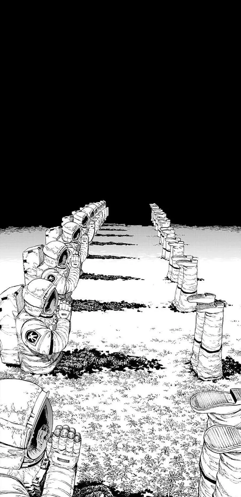 anime, astronaut, chainsaw man