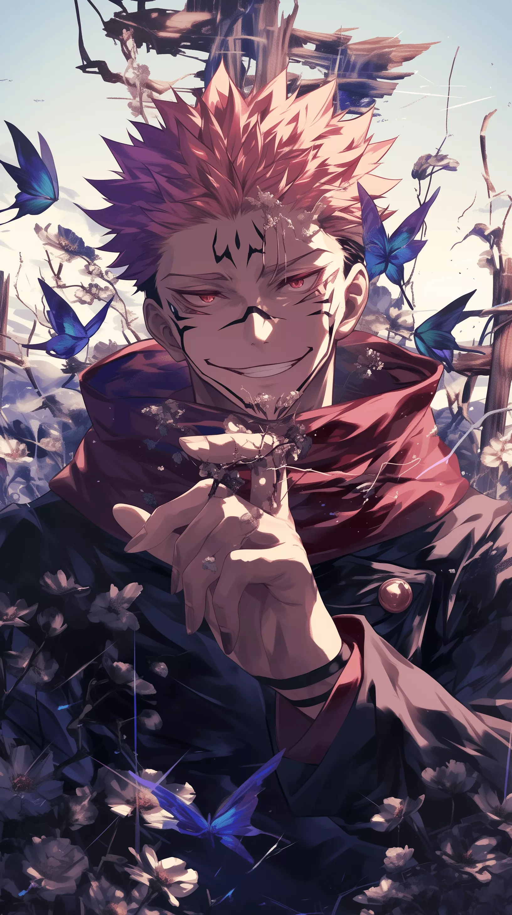 Sukuna (Jujutsu Kaisen) Phone Wallpaper