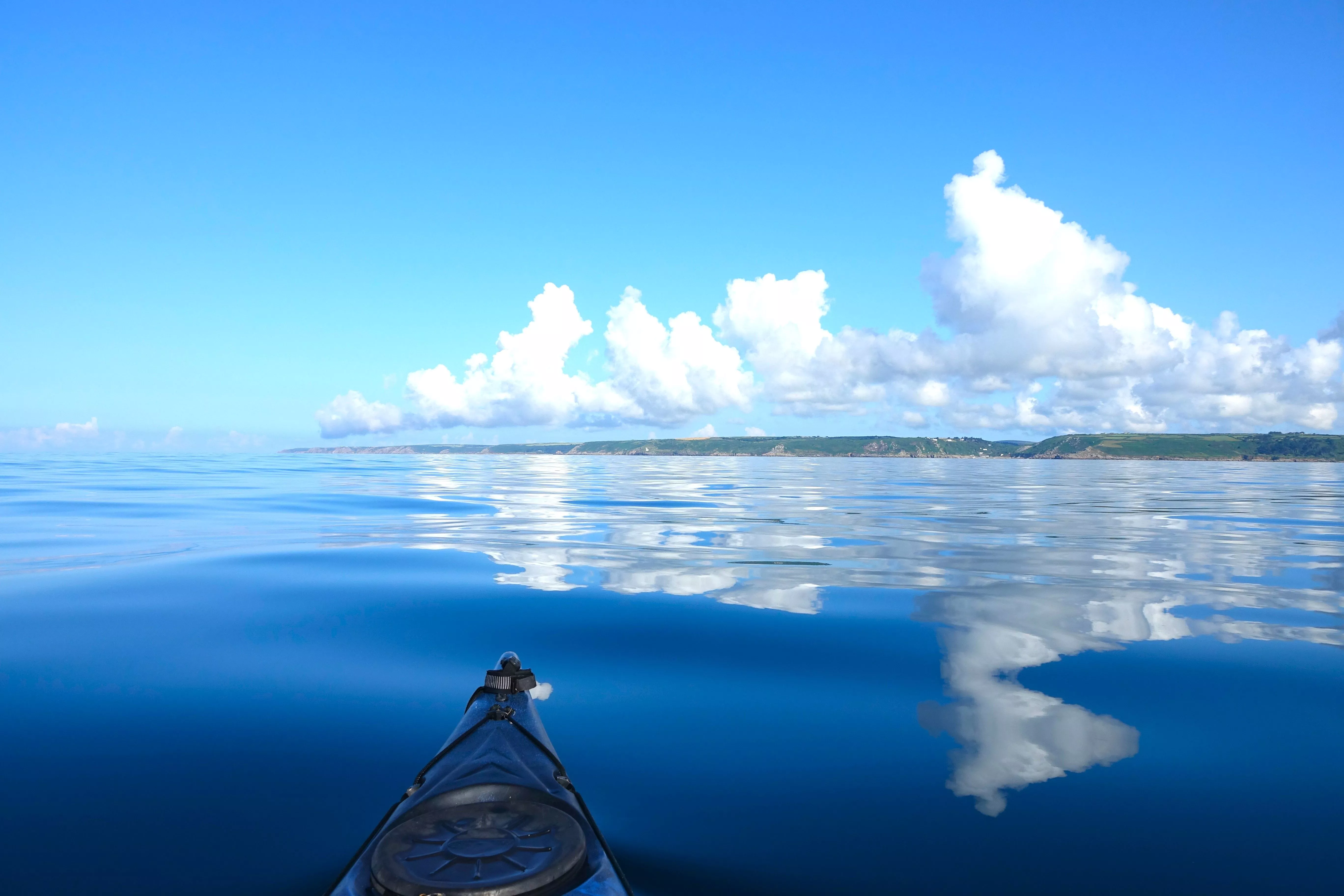 kayaking with dolphins Cornwall