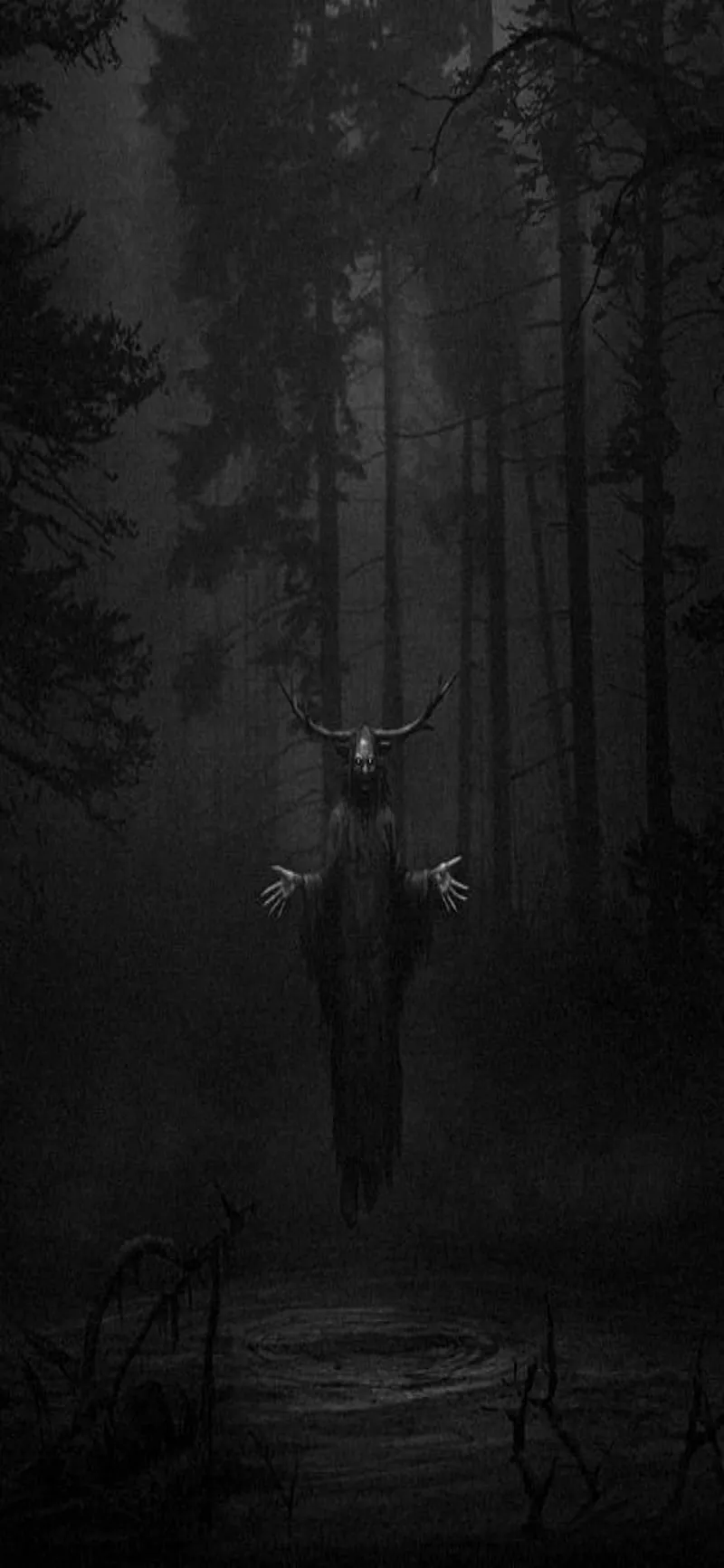 Horror, dark, monster, HD phone