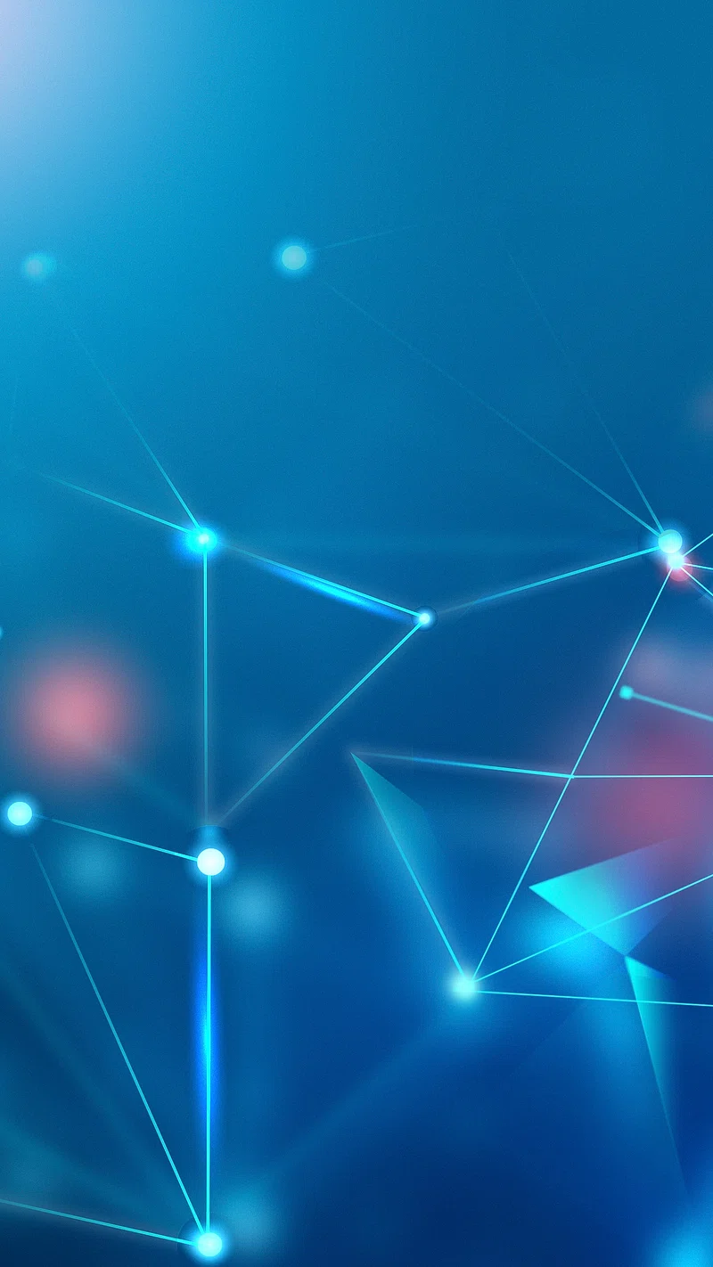 Blue Virus Abstract Background Image