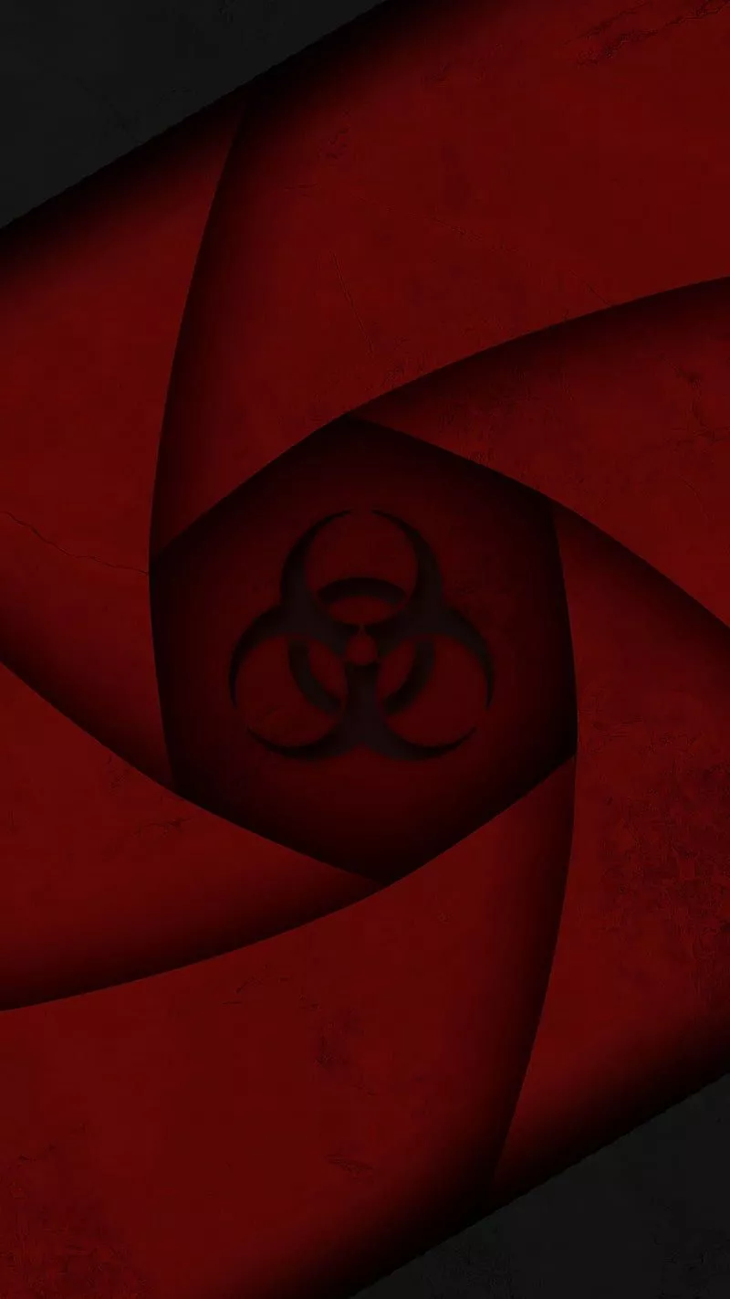 Virus, abstract, android, apple, dark