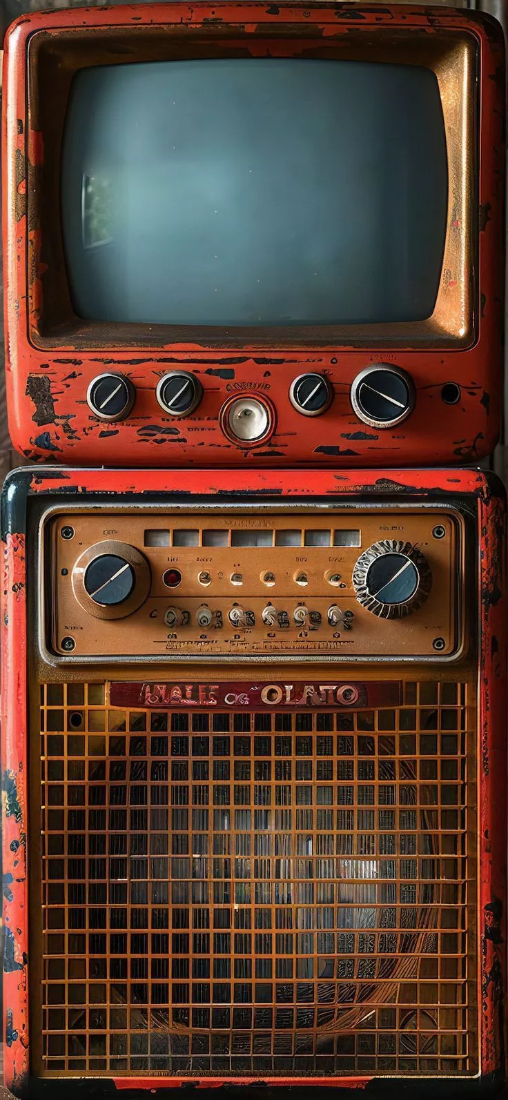 Vintage Radio Original Mobile Wallpaper