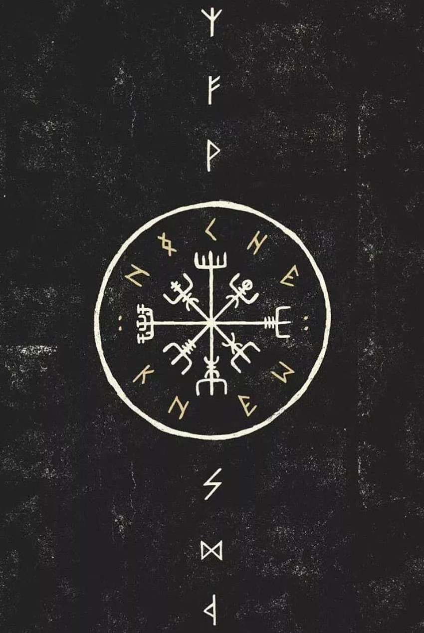 Norse runes HD wallpaper