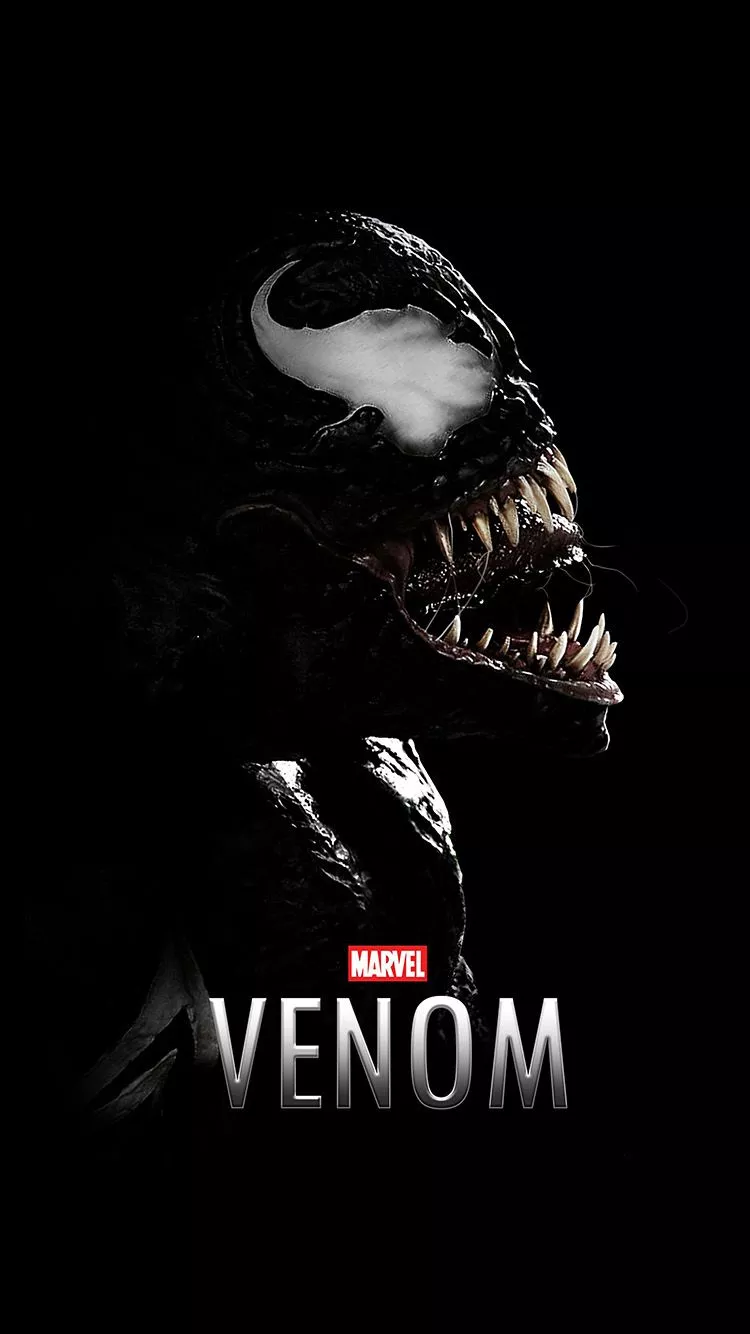 Venom Dark Marvel Hero Dark Logo