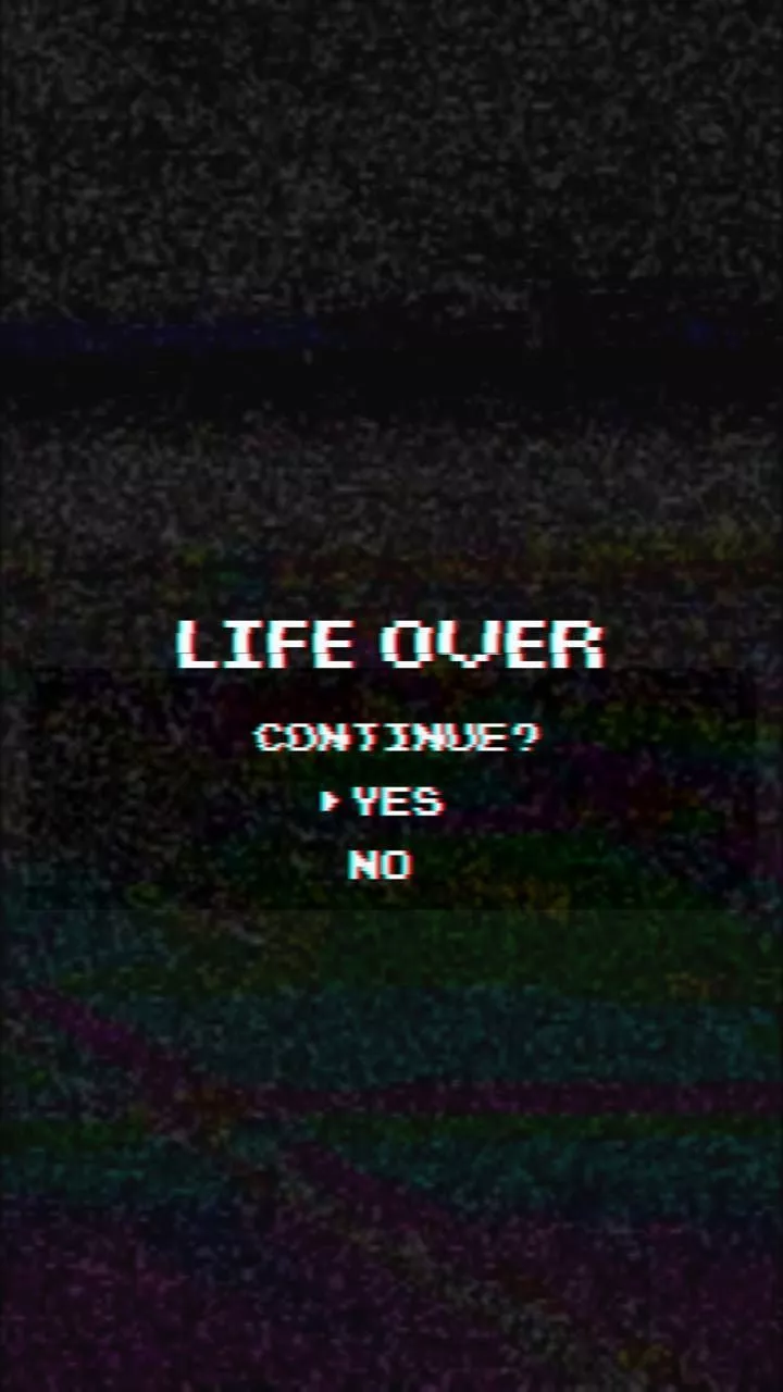 life over vhs wallpaper