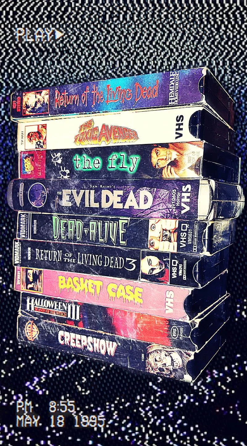 Horror stack, 80s, 80shorror, vhs, HD