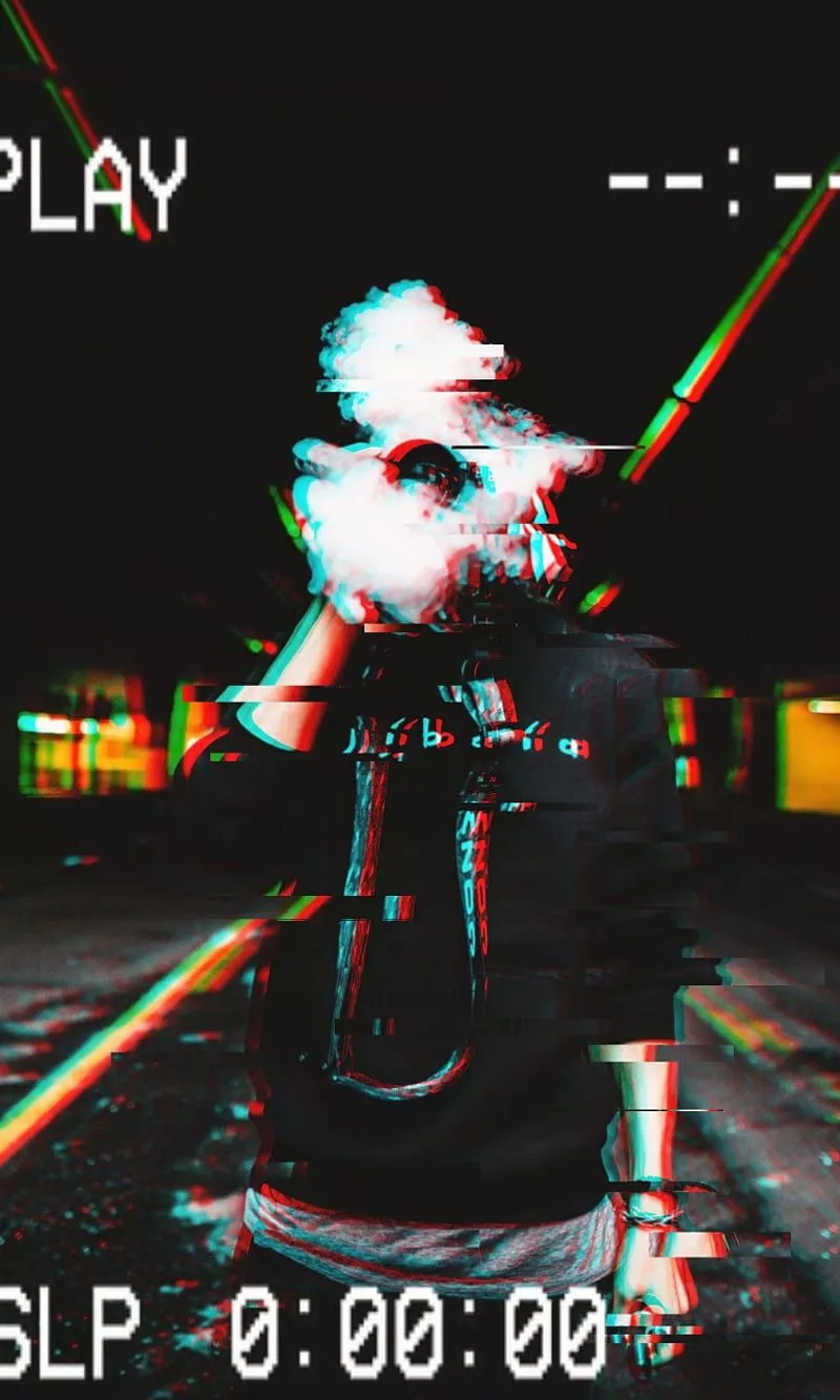smoke, vhs, HD phone wallpaper