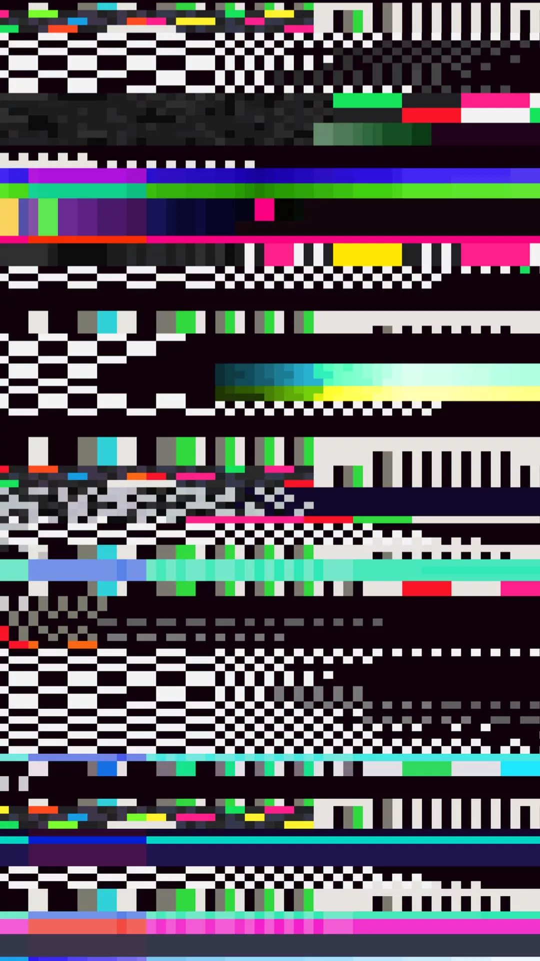 Glitch HD Wallpaper VHS Art