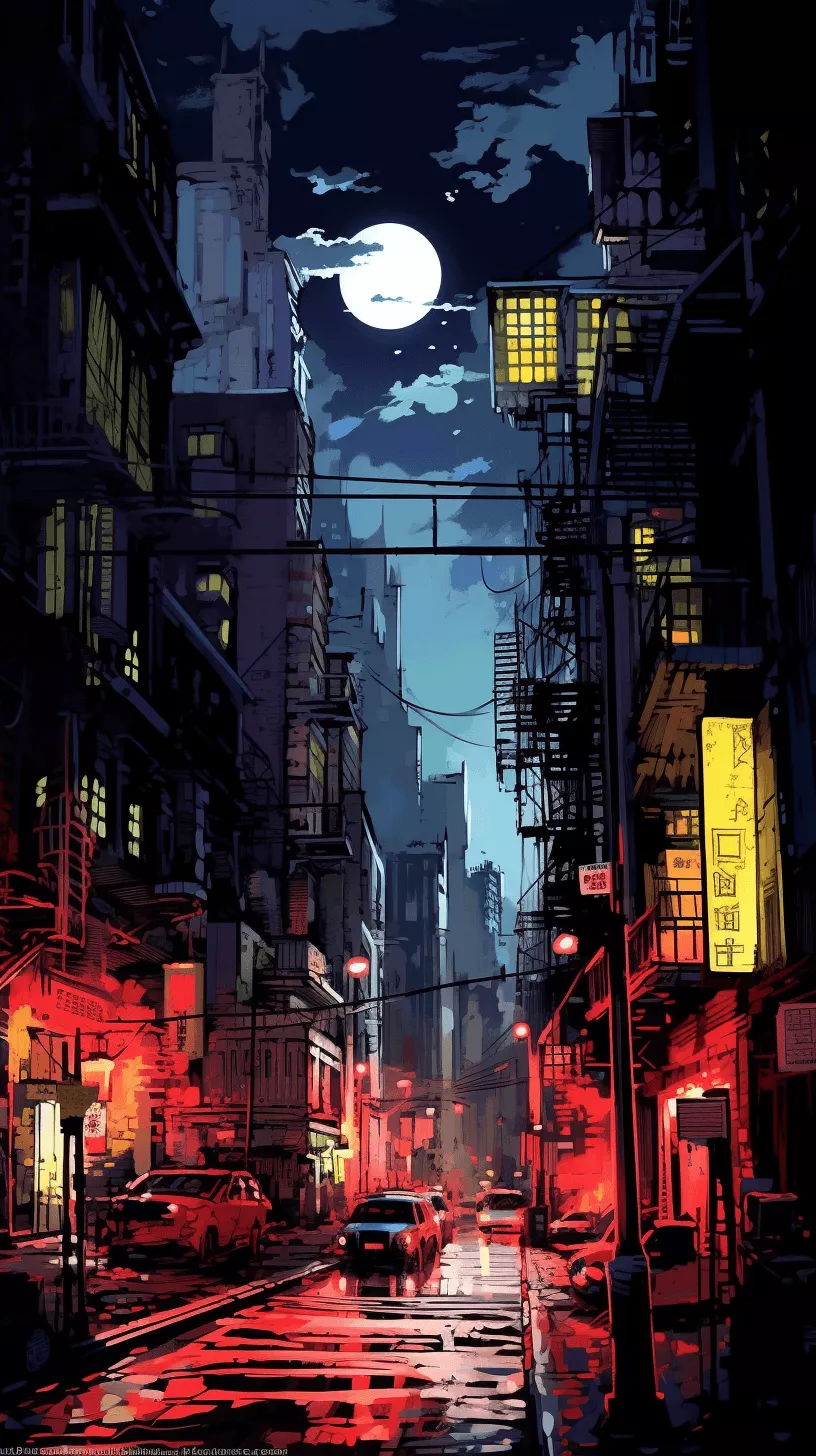 Urban Nightlife Manhwa Wallpaper Anime