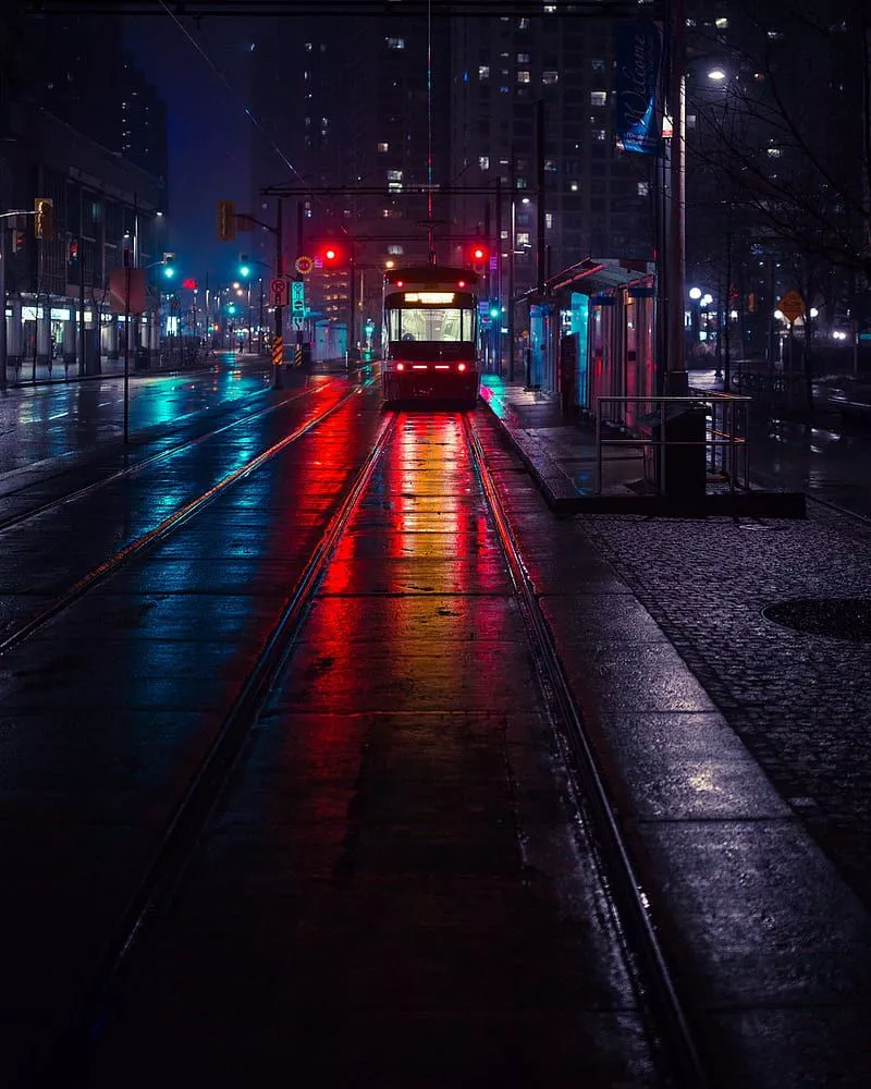Trains ful, autumn, japan, rain, train