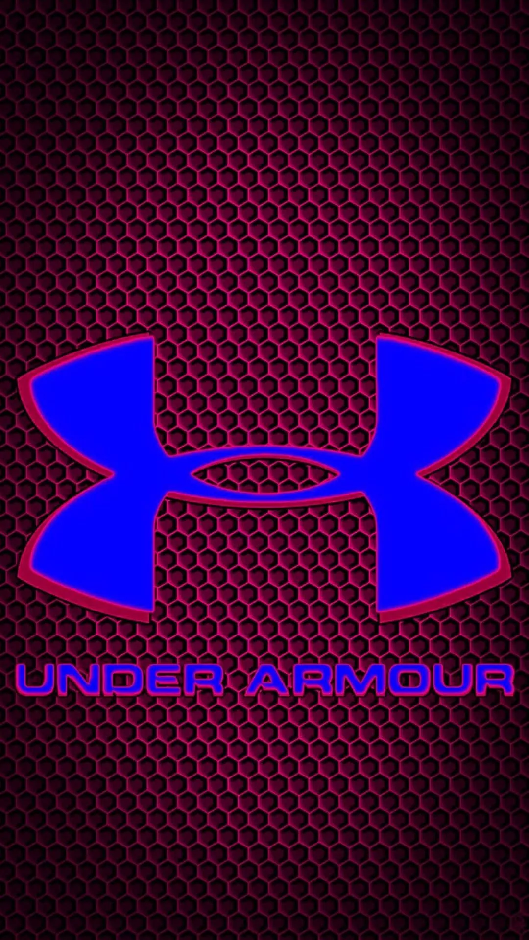 Under Armour Logo On A Black Background