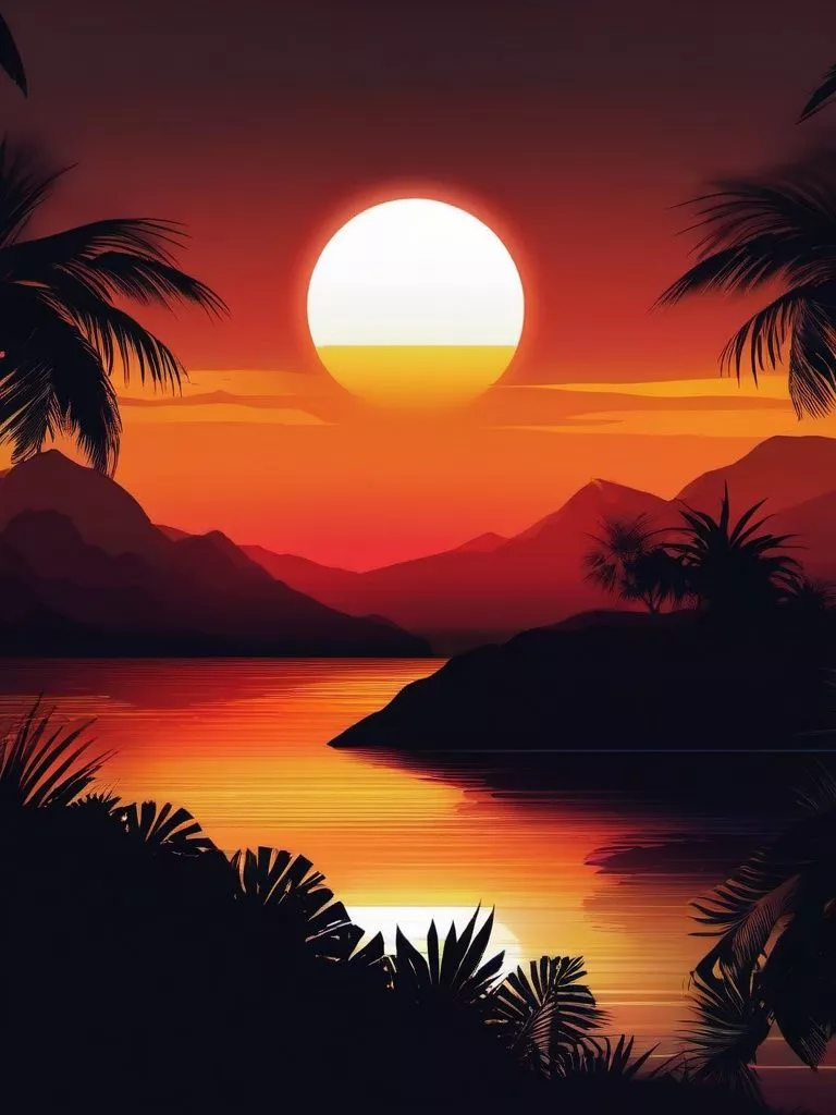 Sunset Dark Wallpaper , Mobile iPhone