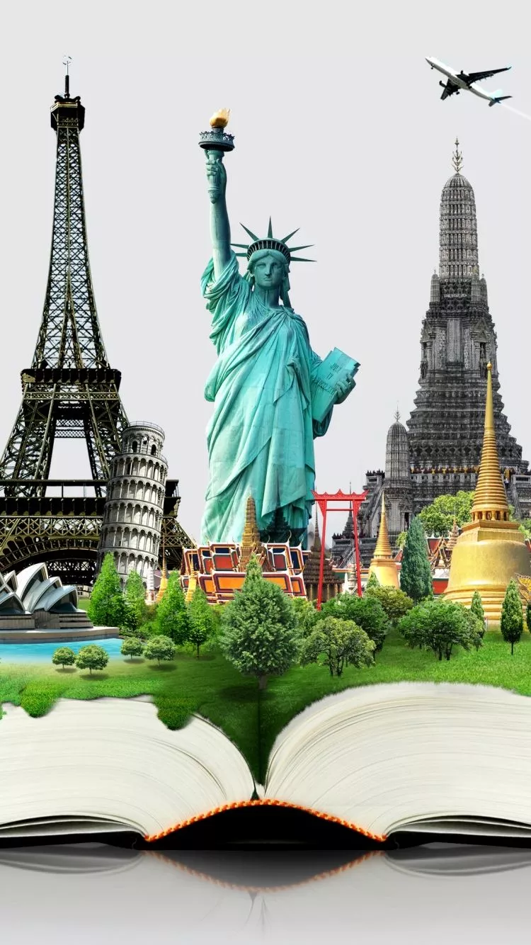 Download Artistic Travel Phone Wallpaper