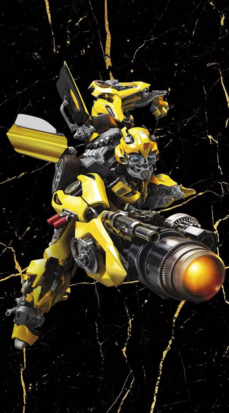 Bumble bee, black, transformers, HD