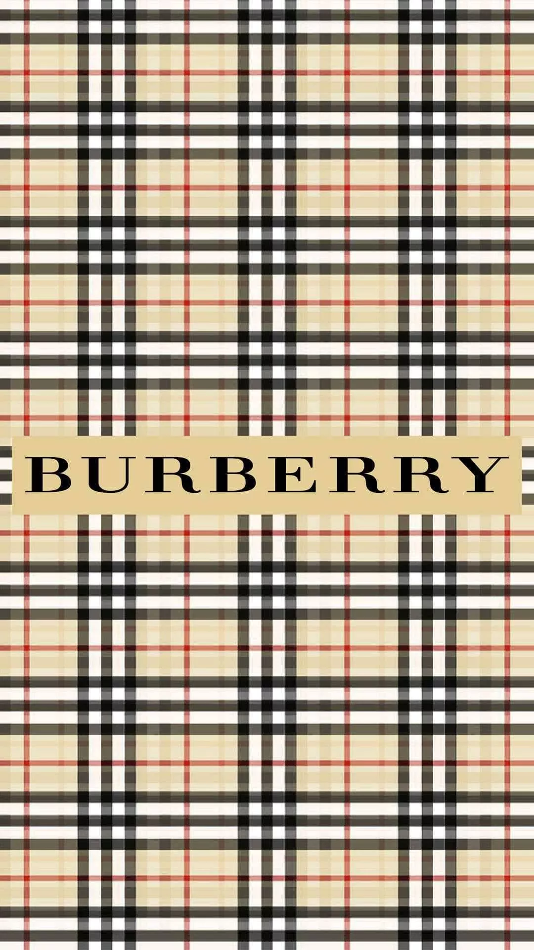 Classic Burberry Check Logo Wallpaper