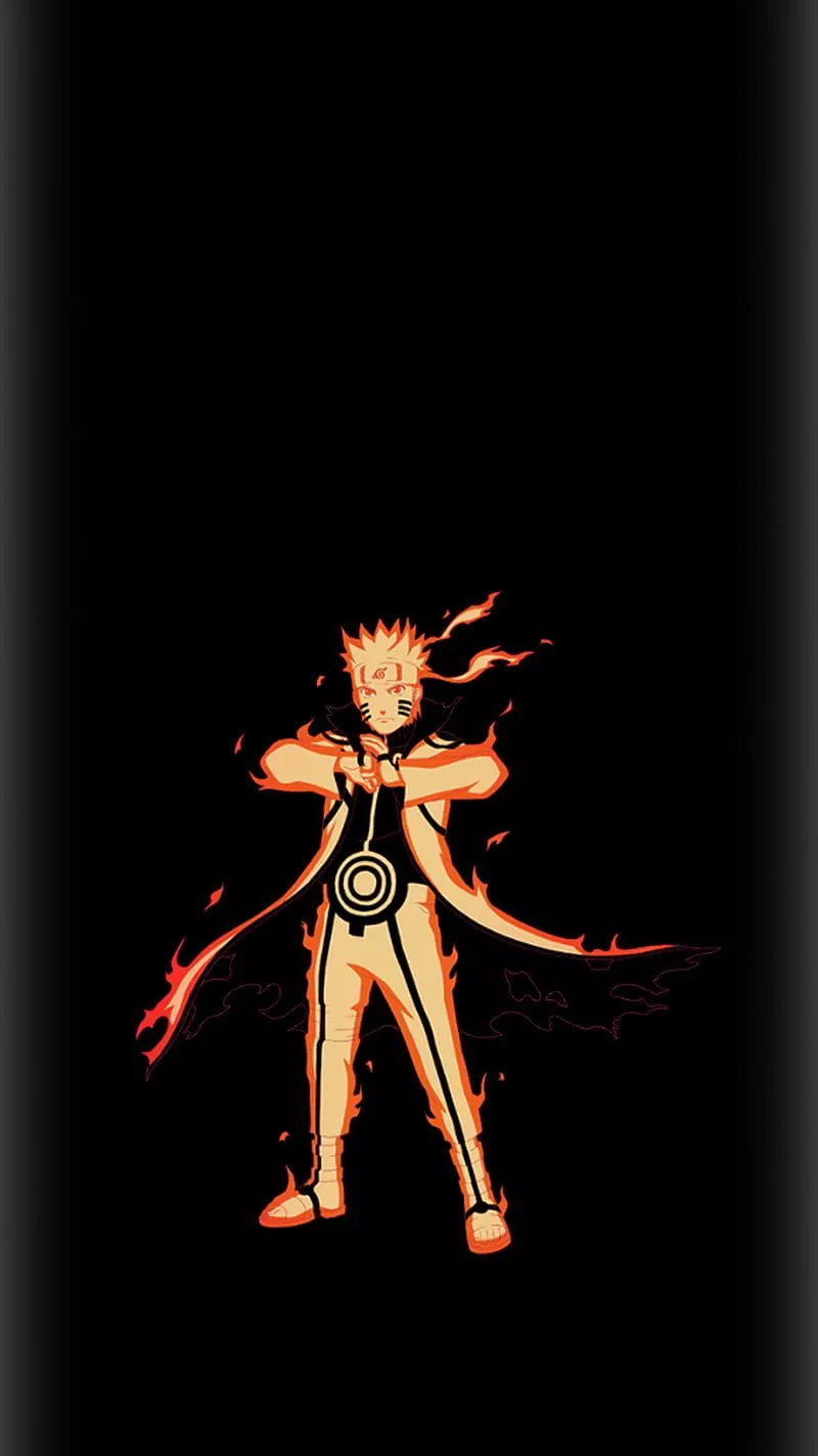 Naruto, black, dark, , anime, night, HD