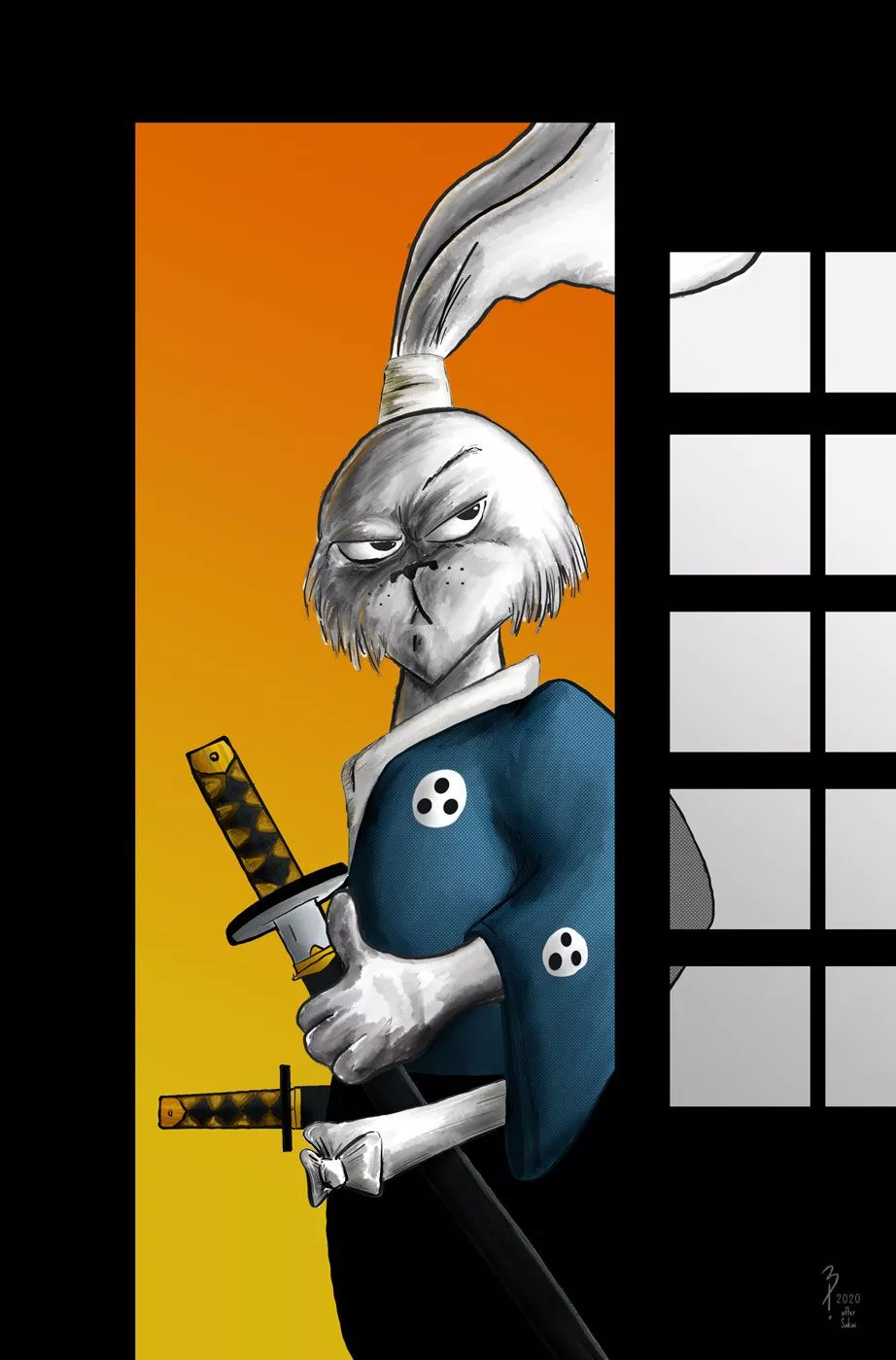 Usagi Yojimbo Homage (Print) C