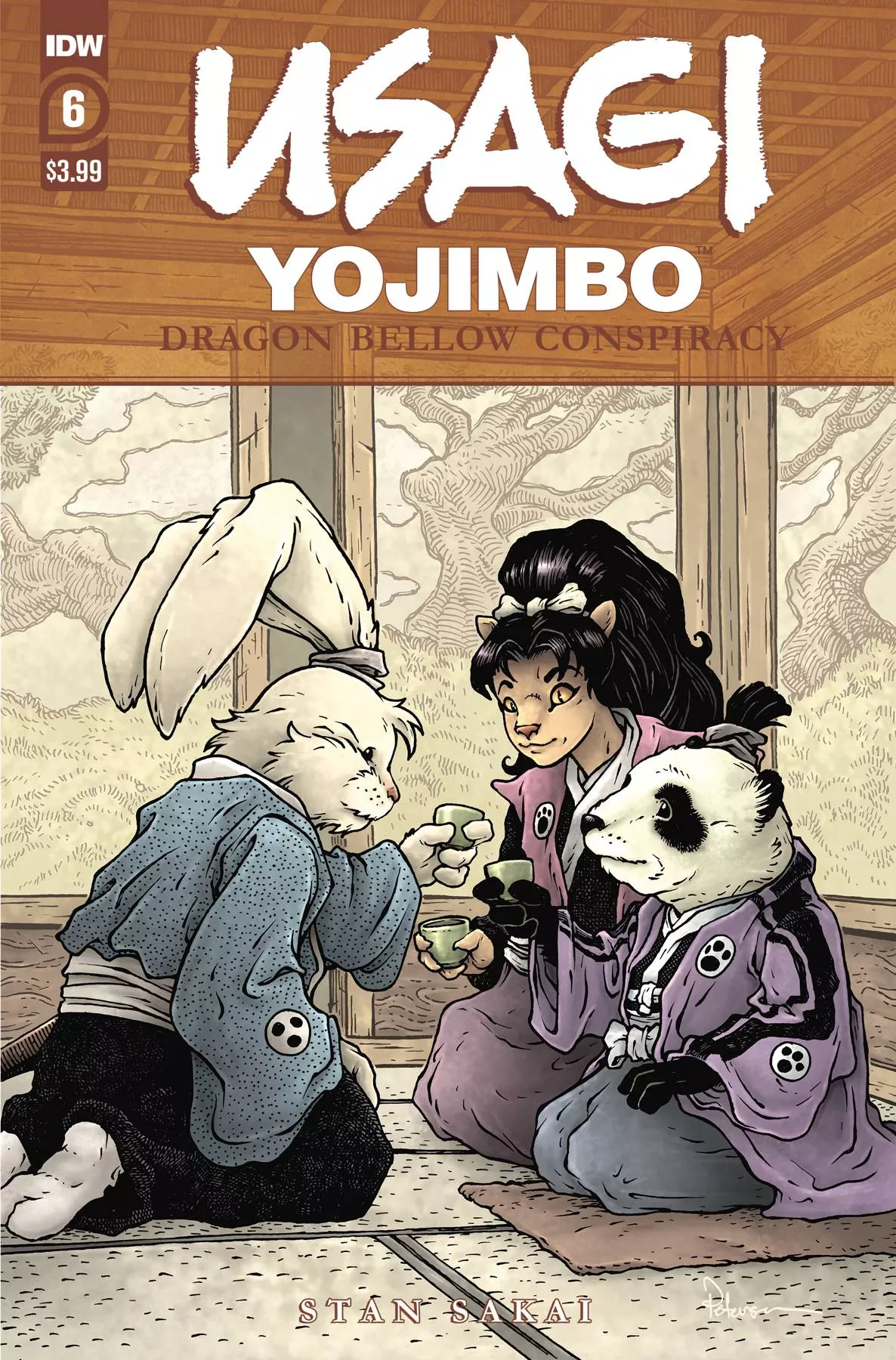 Usagi Yojimbo Dragon Bellow Cover