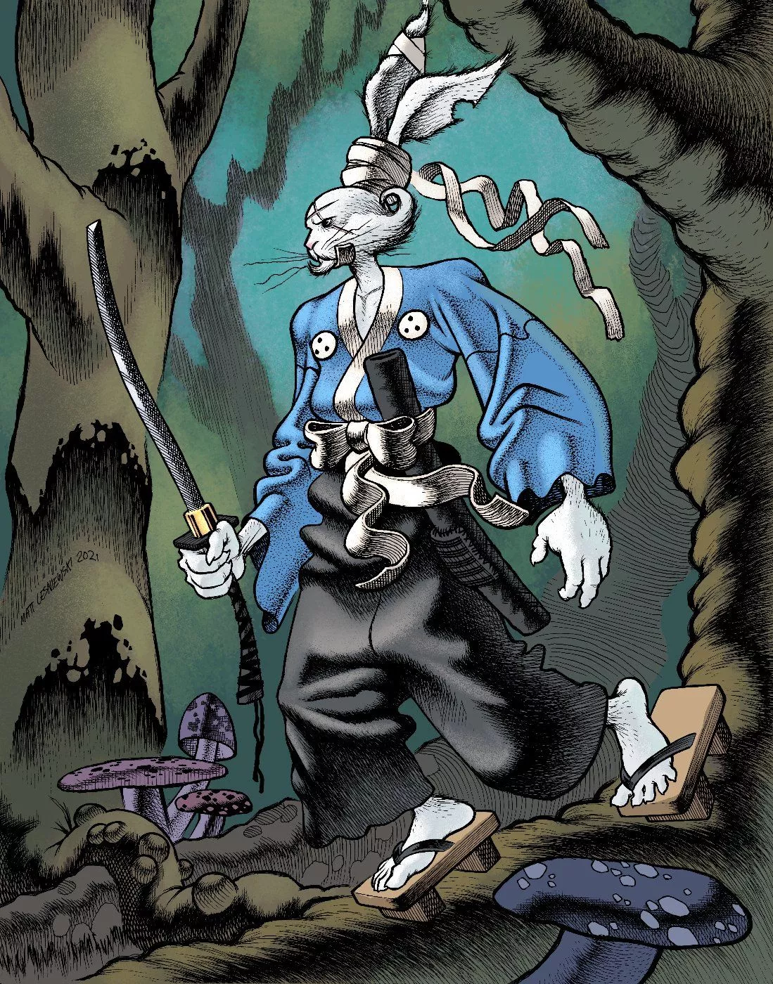 Matt Lesniewski в X: „Usagi Yojimbo
