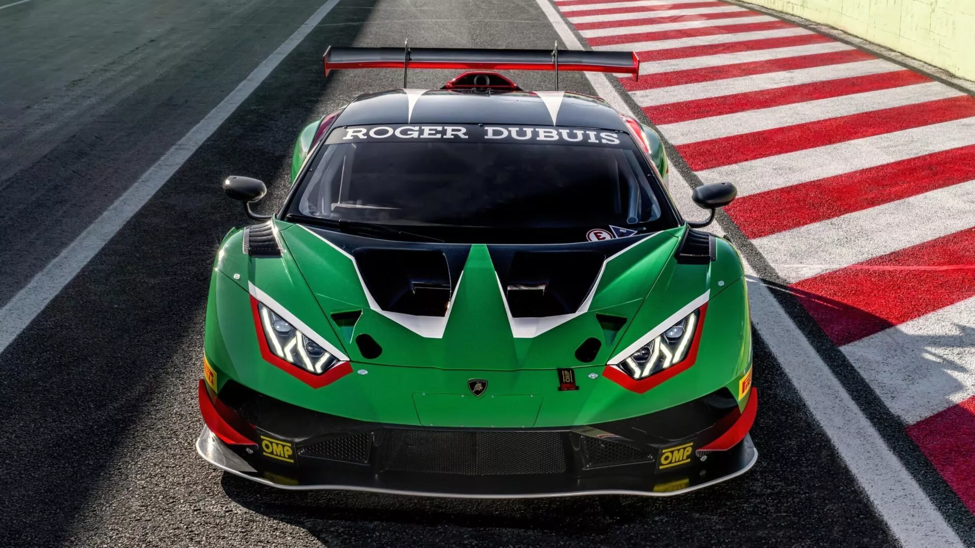 Wallpaper Lamborghini, front view, GT3