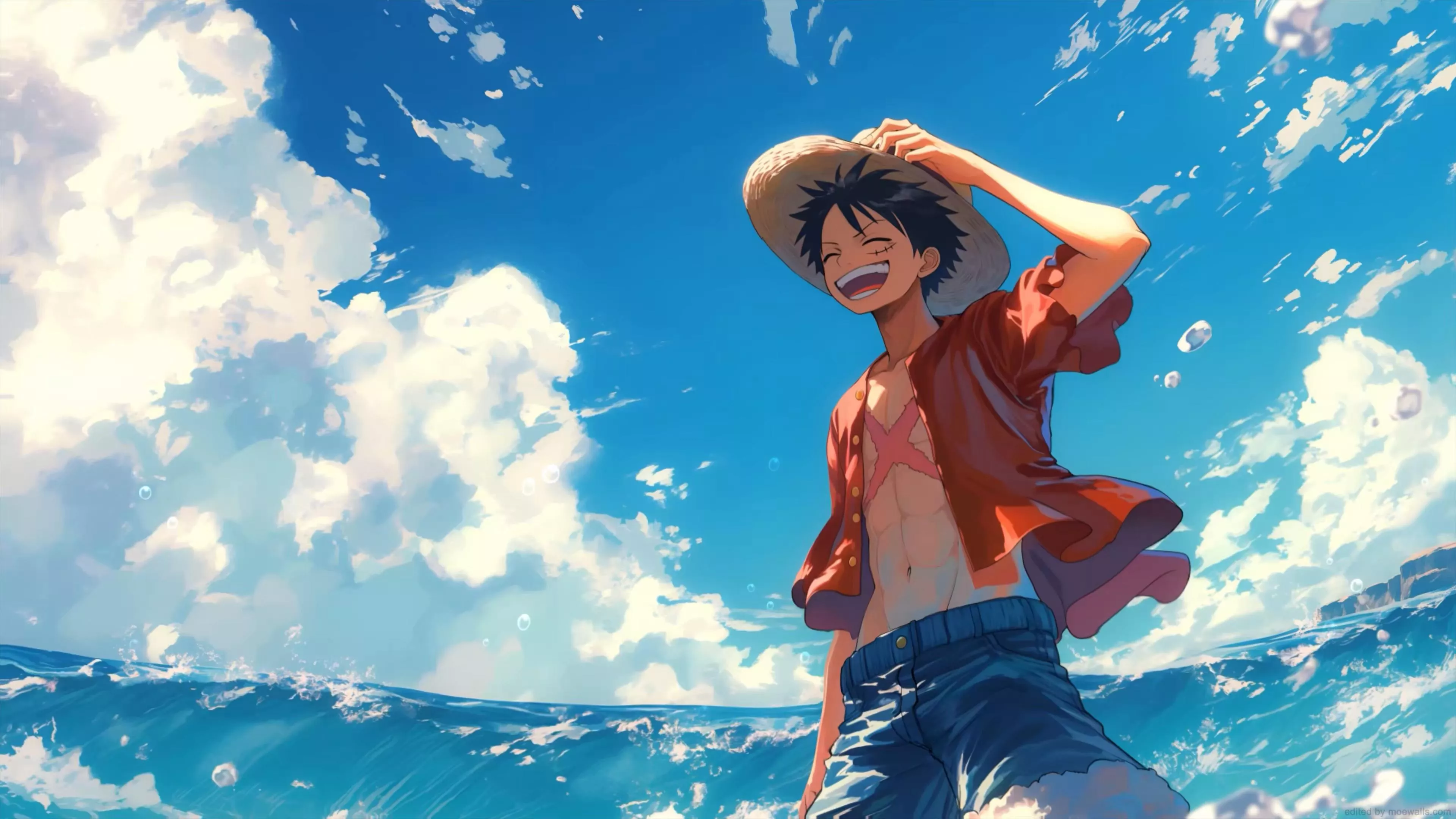 Luffy Blue Horizon Live Wallpaper