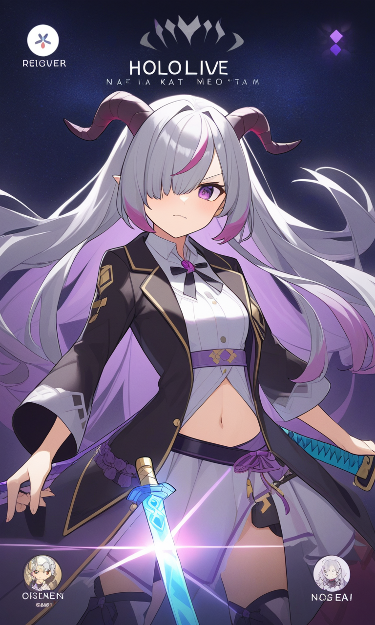 AI Art: Koseki Bijou: The Serious