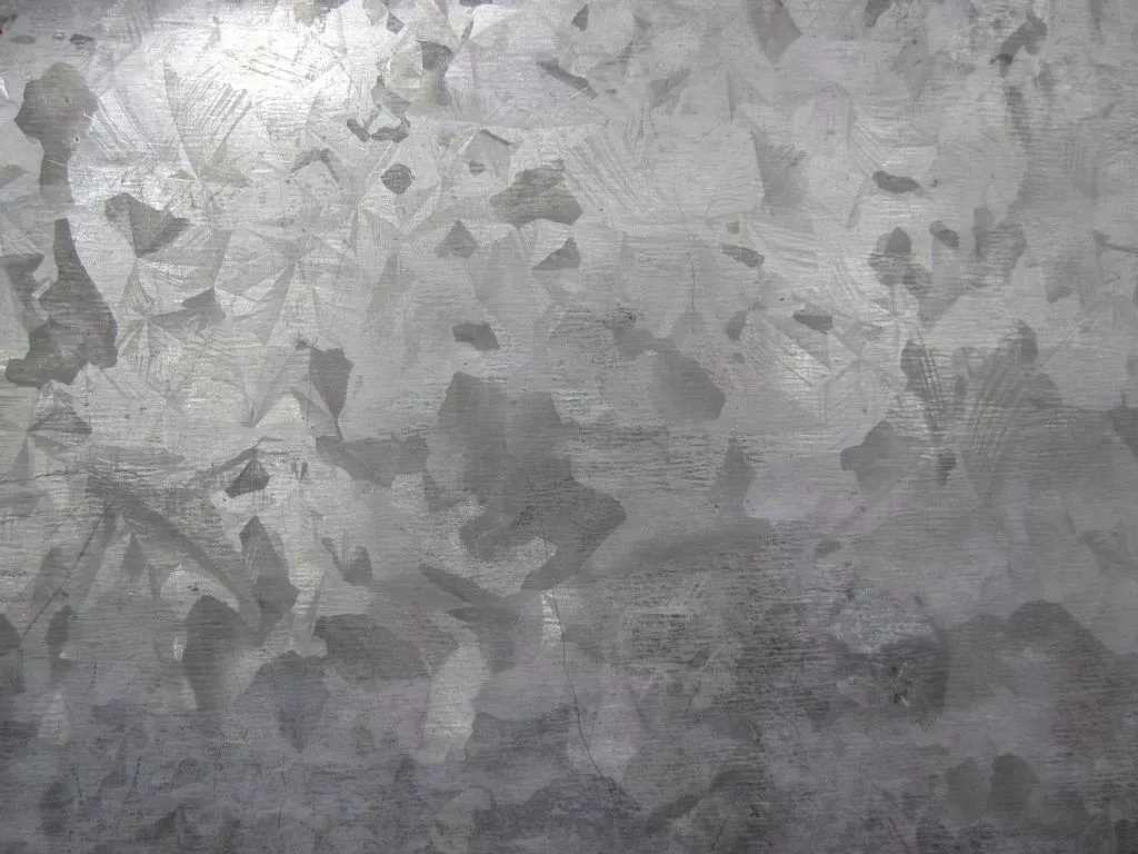 galvanized metal texture steel plate