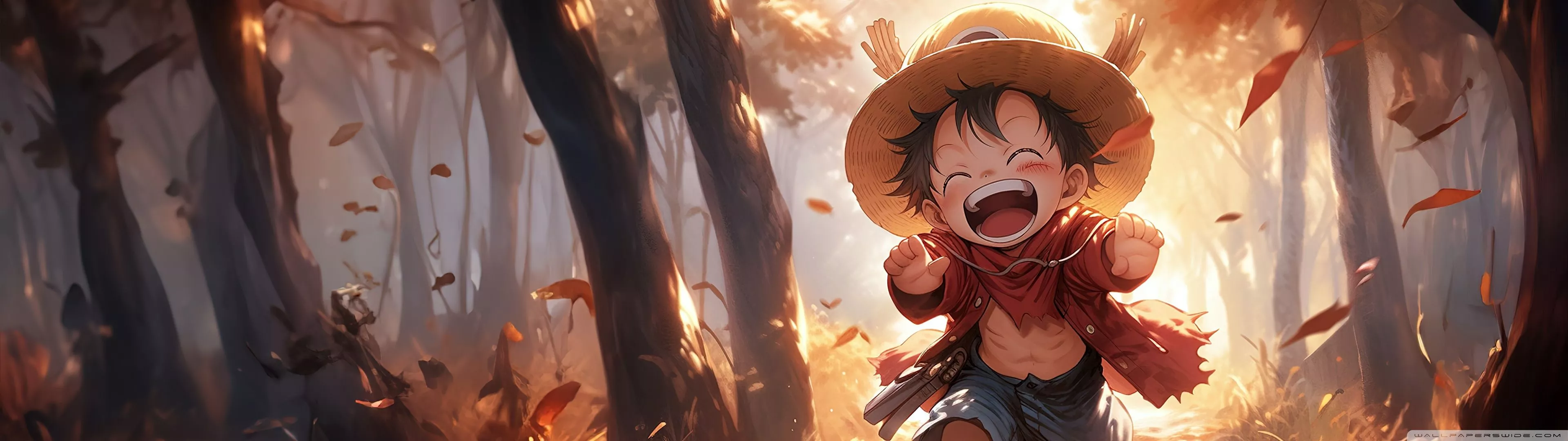 Luffy, Chibi Art Ultra HD Wallpaper