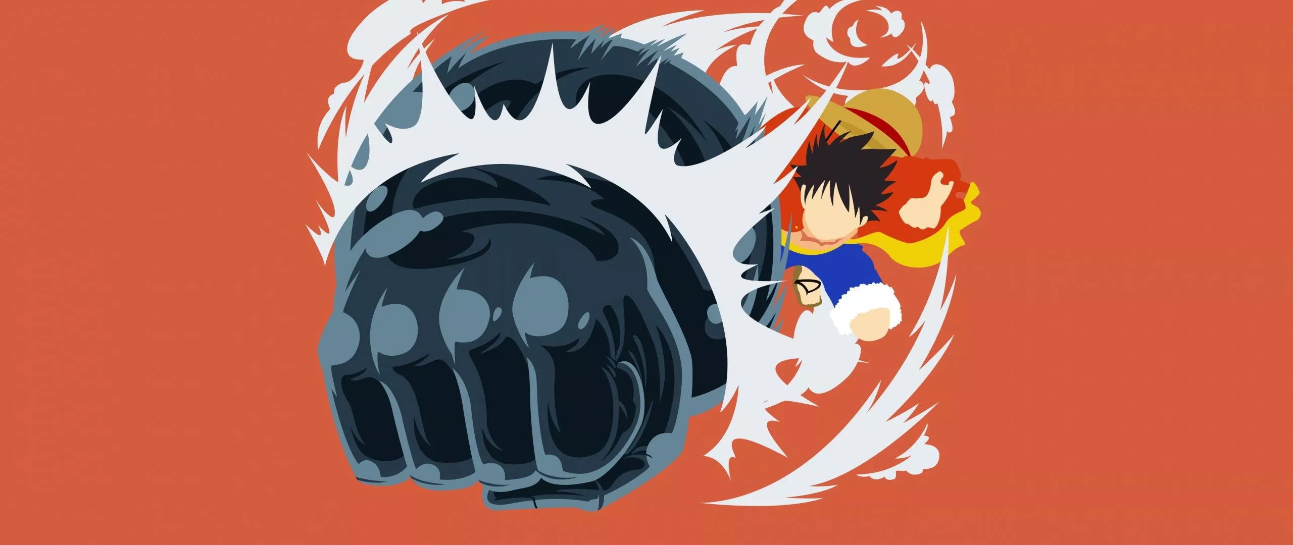 Monkey D. Luffy Wallpaper 4K, Fist, One