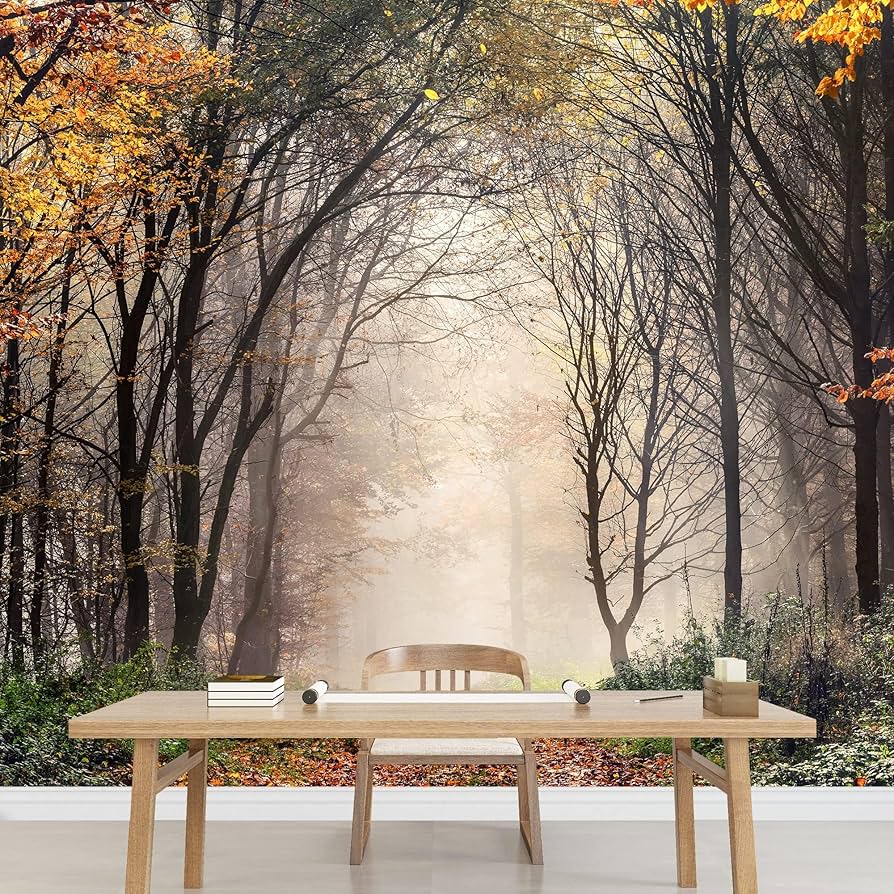 YEJLOAU Autumn Forest 3D Print