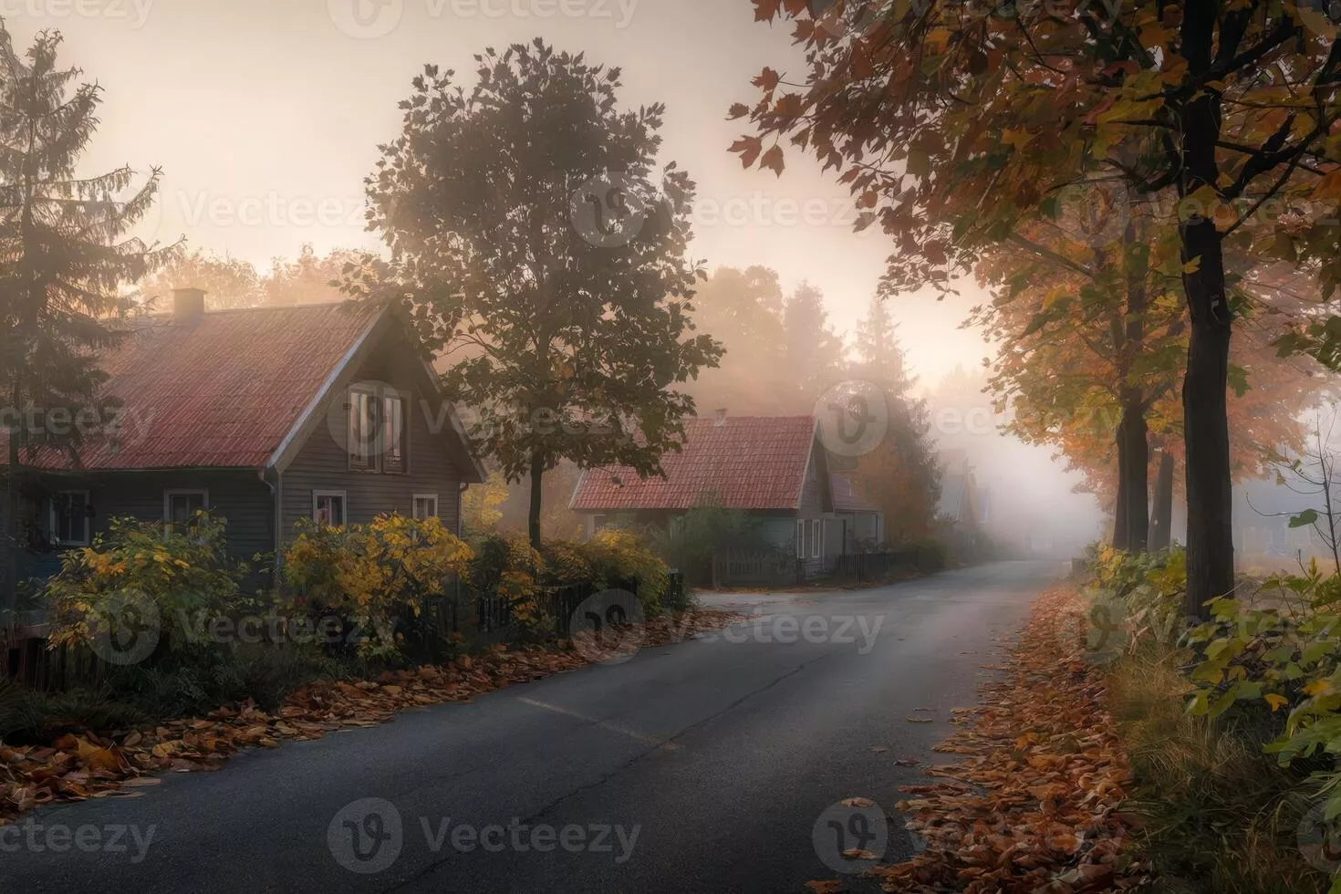 Autumn Village Image