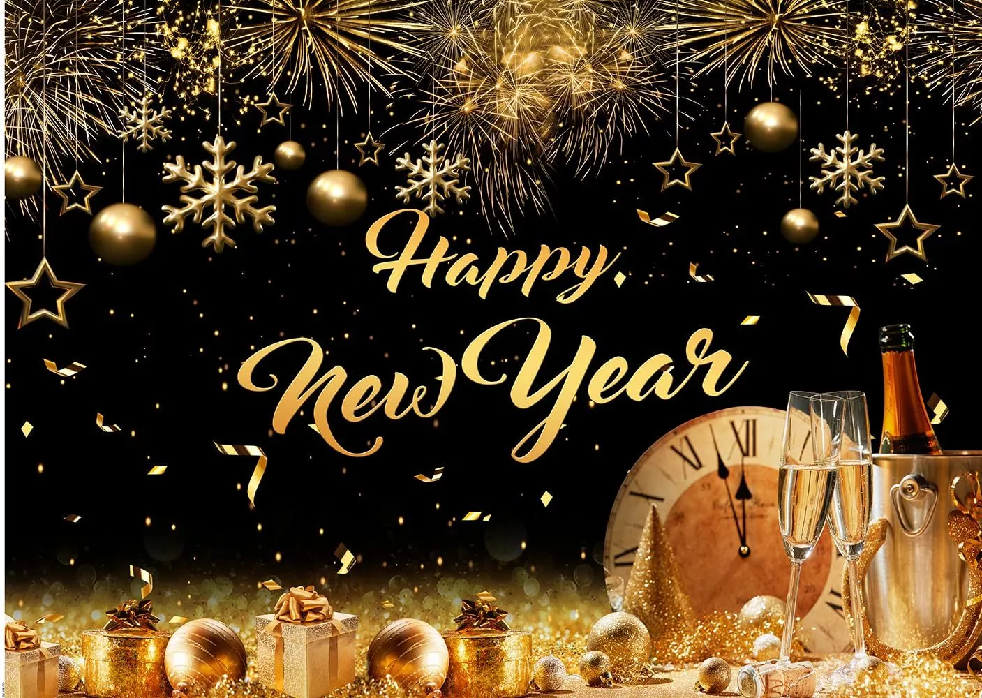 Christmas Party Decorations Banner D598