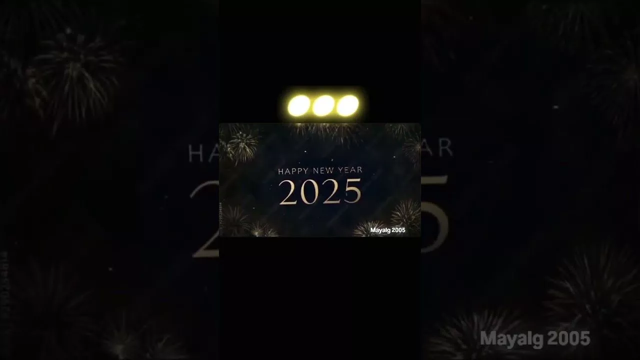 Happy new year 2024 end 2025 now