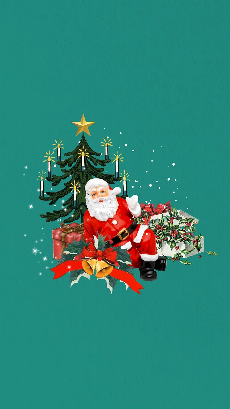 Wallpaper Phone Santa Claus Image Wallpaper