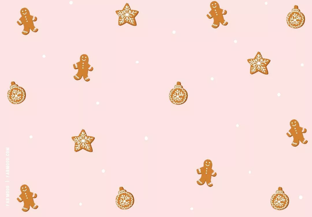 Christmas Wallpaper Gingerbread Men Man
