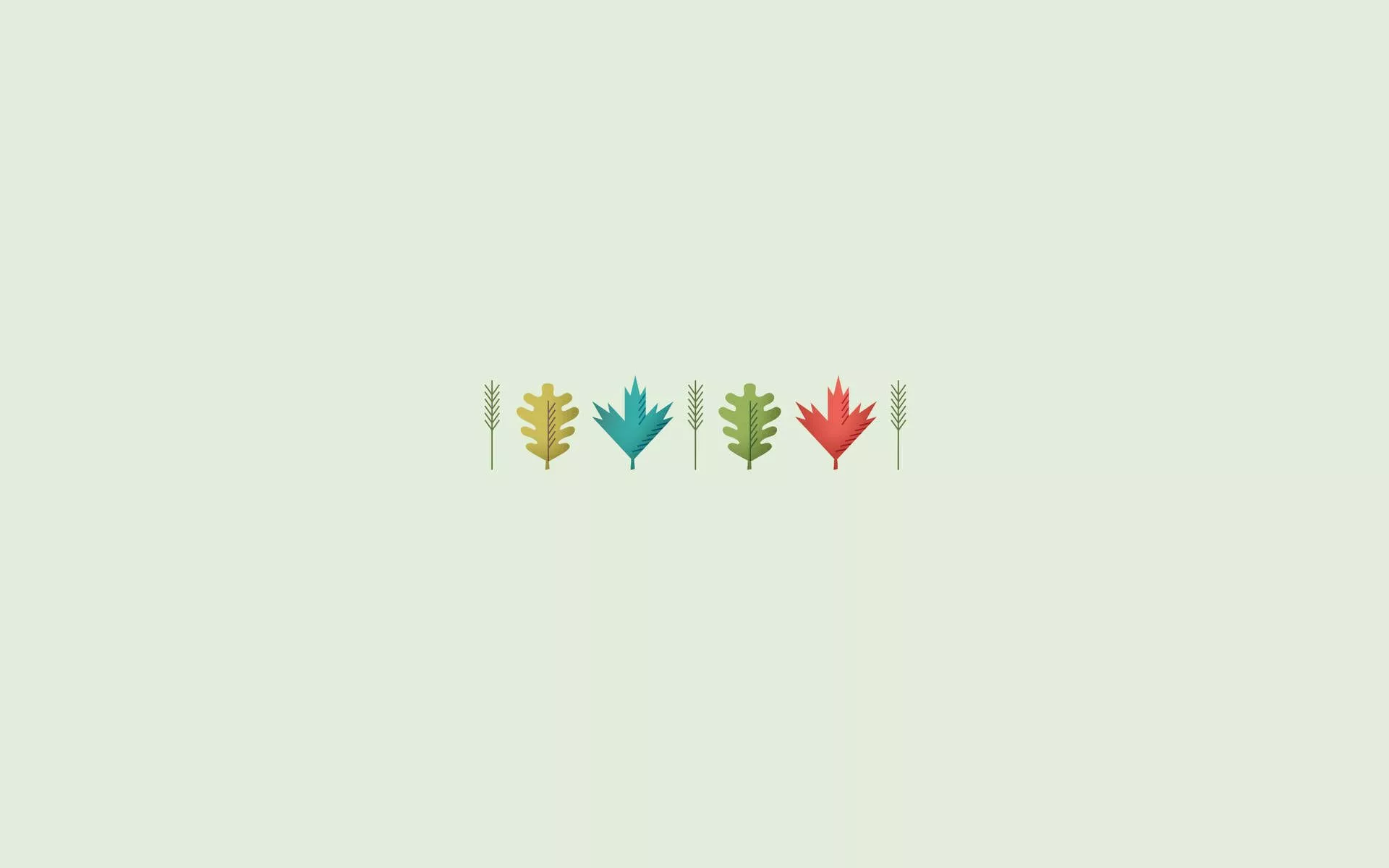 Cute Fall Minimalist Wallpaper