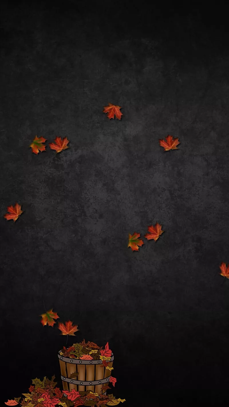 HD dark autumn wallpaper